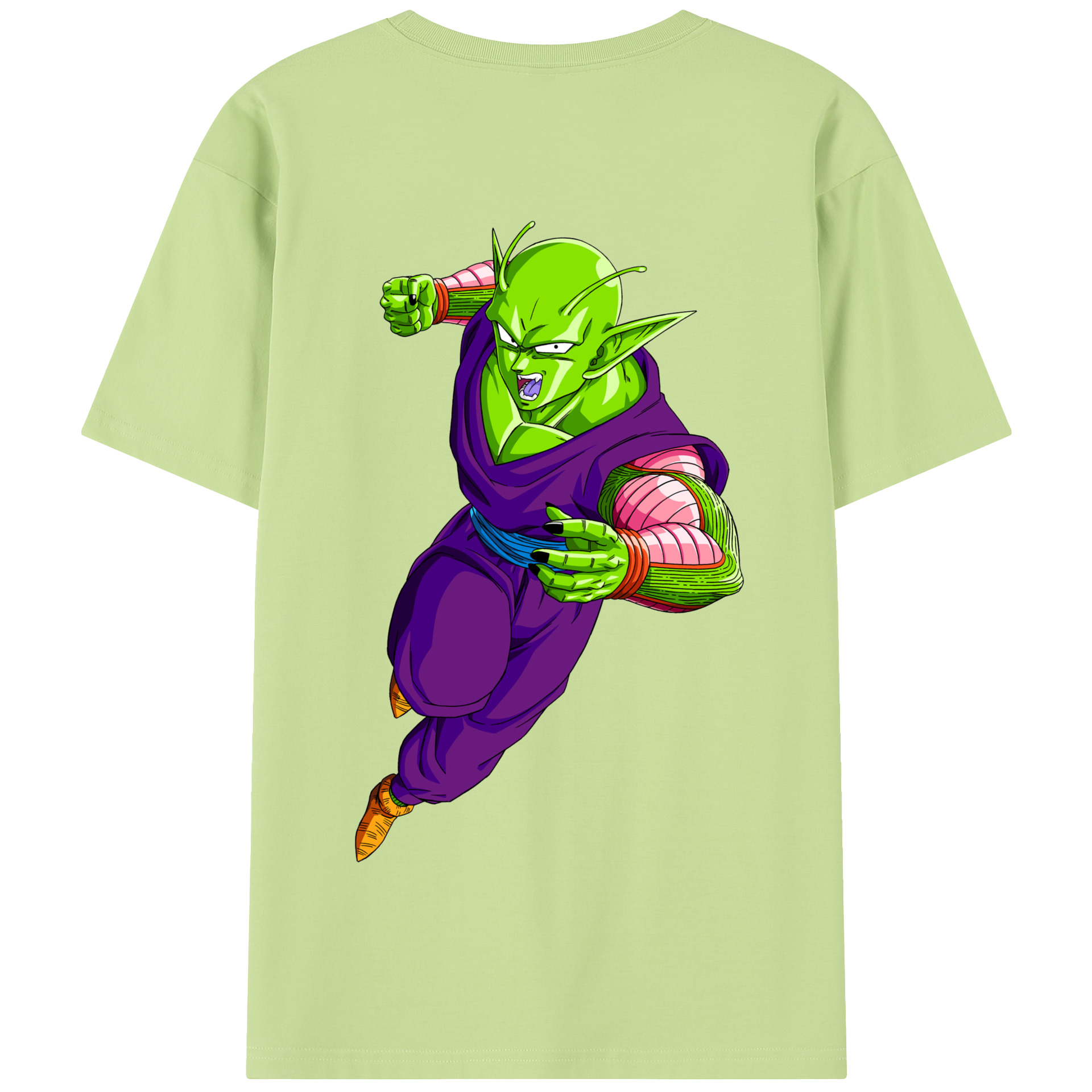 （画像用） ドラゴンボール ピッコロ DRAGON BALL Piccolo 綿100％半袖Tシャツ（背面プリント）